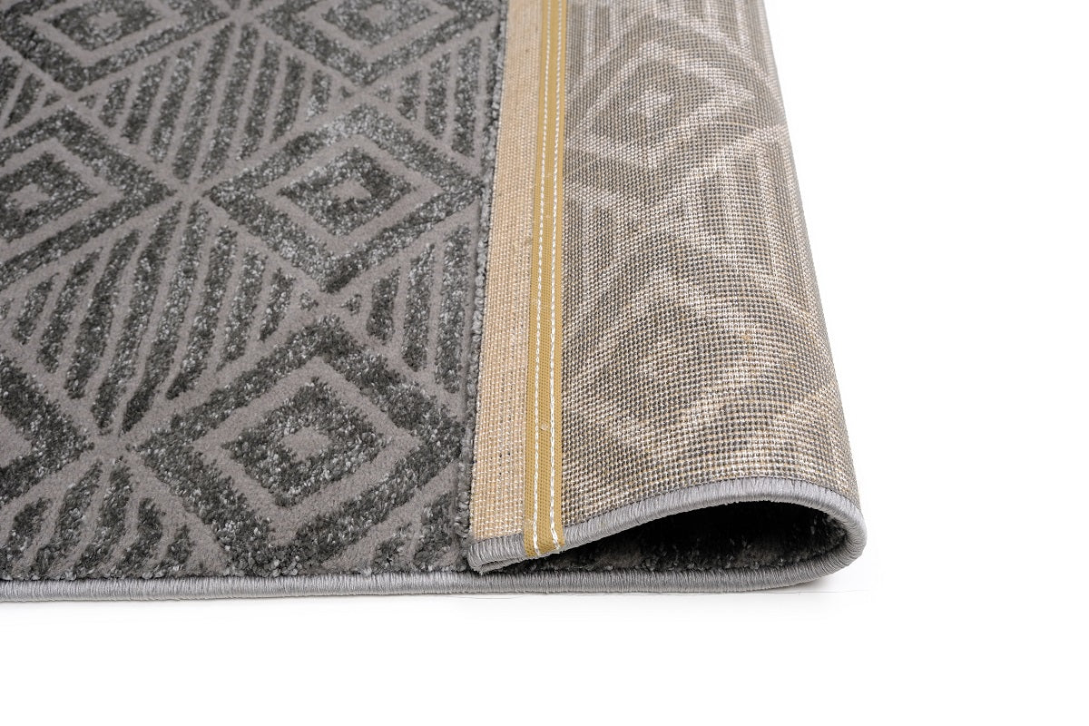 Lucca E645A Dark Grey Modern Area Rug