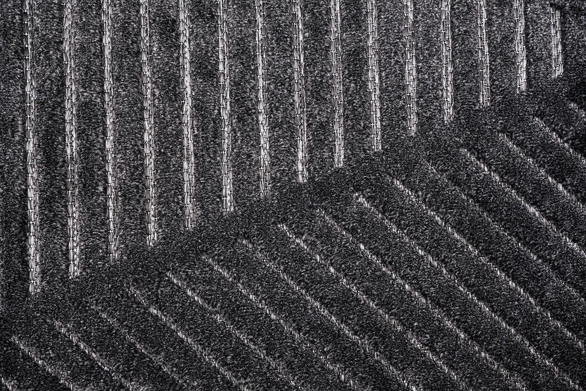 Venus E497A Anthracite Modern Area Rug