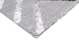 Soho 1237A Light Grey / White Modern Area Rug