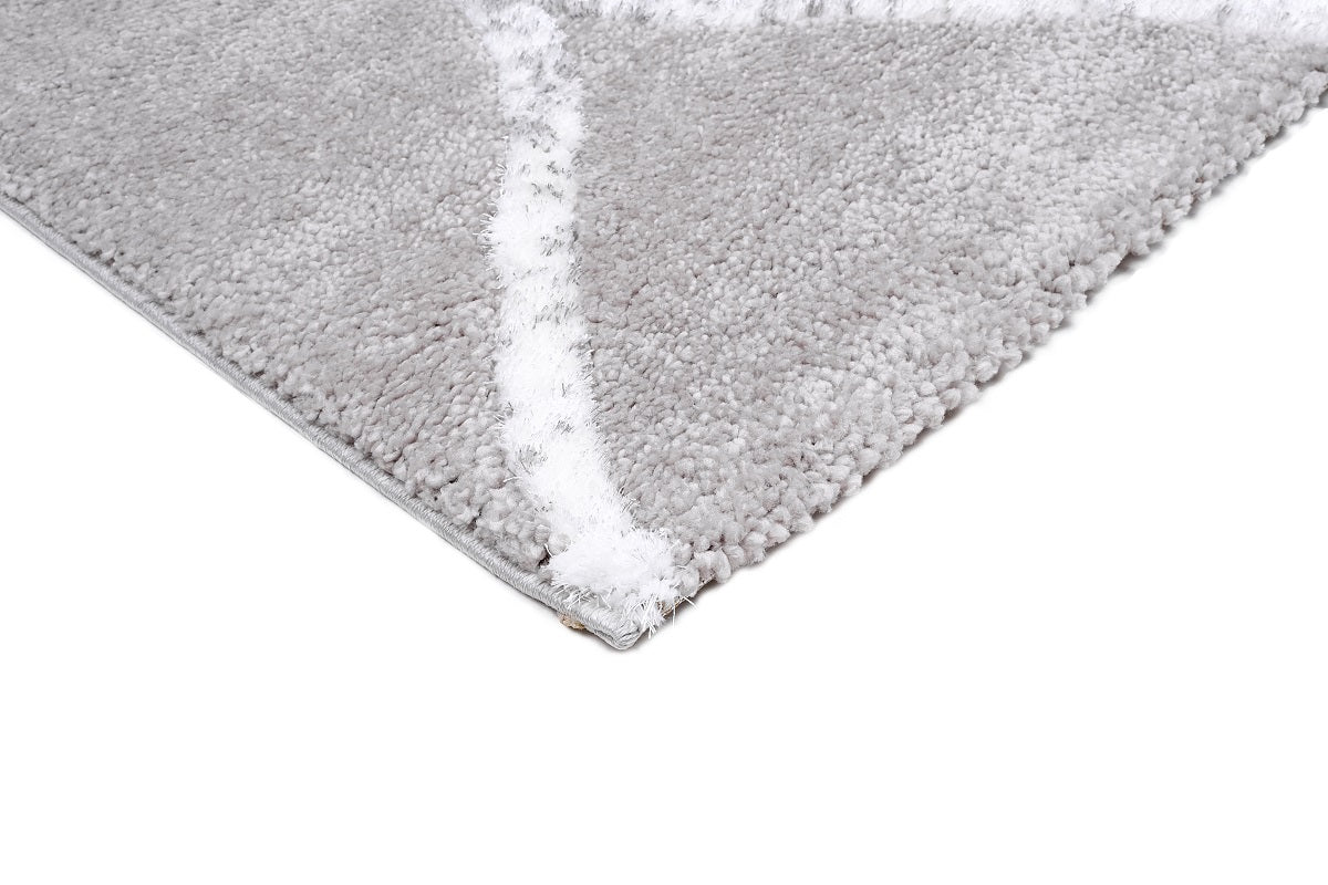 Soho 1220A Light Grey / Anthracite Modern Area Rug