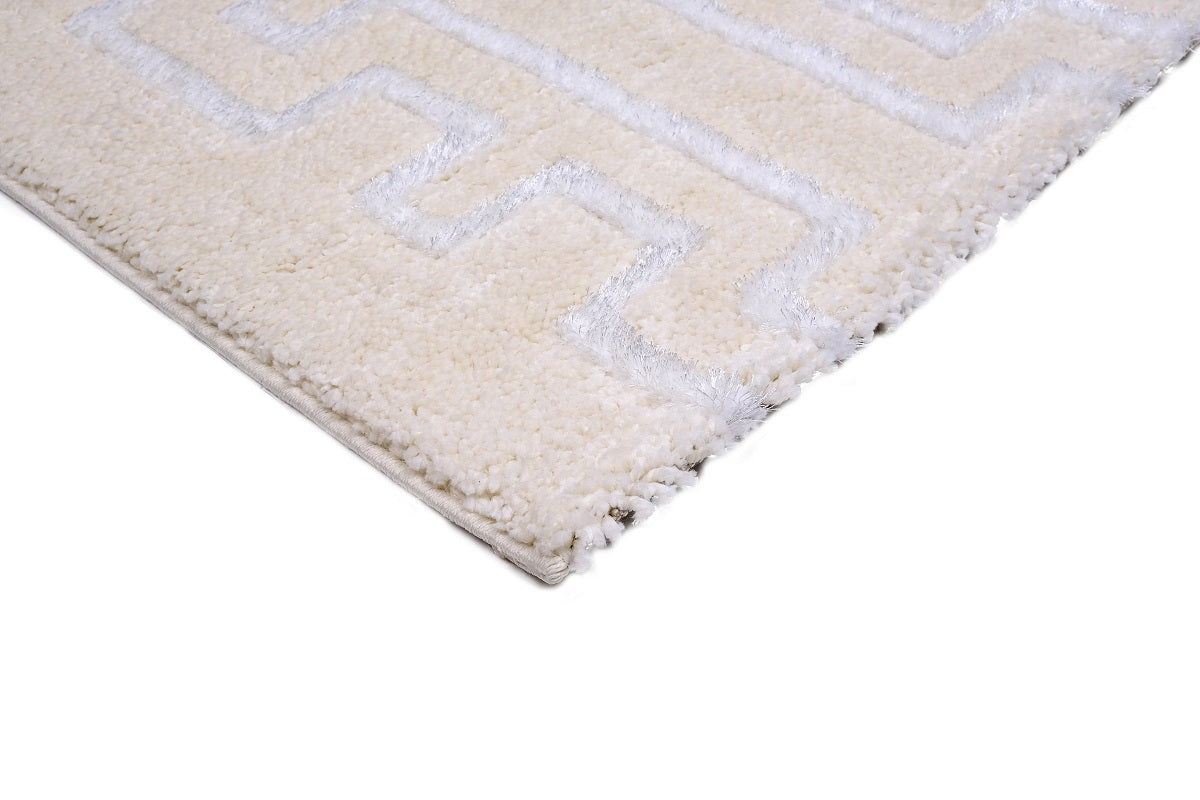 Soho 1278A Cream / White Modern Area Rug