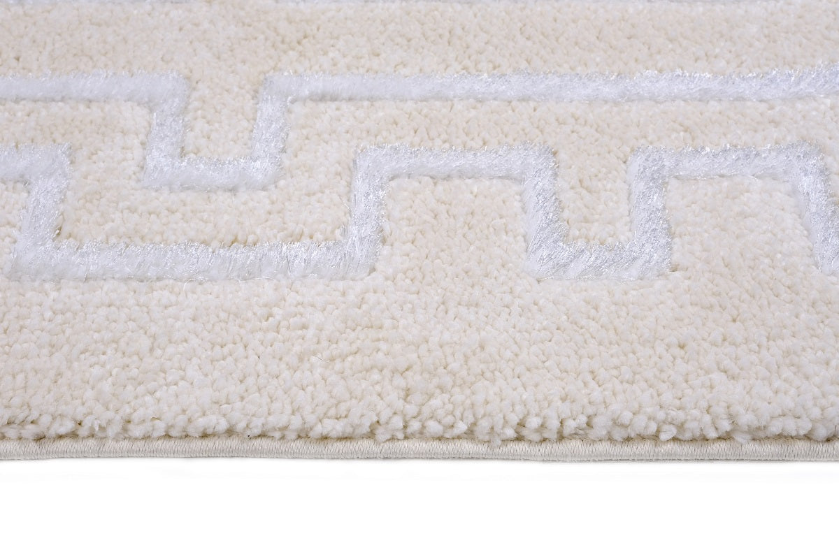 Soho 1278A Cream / White Modern Area Rug