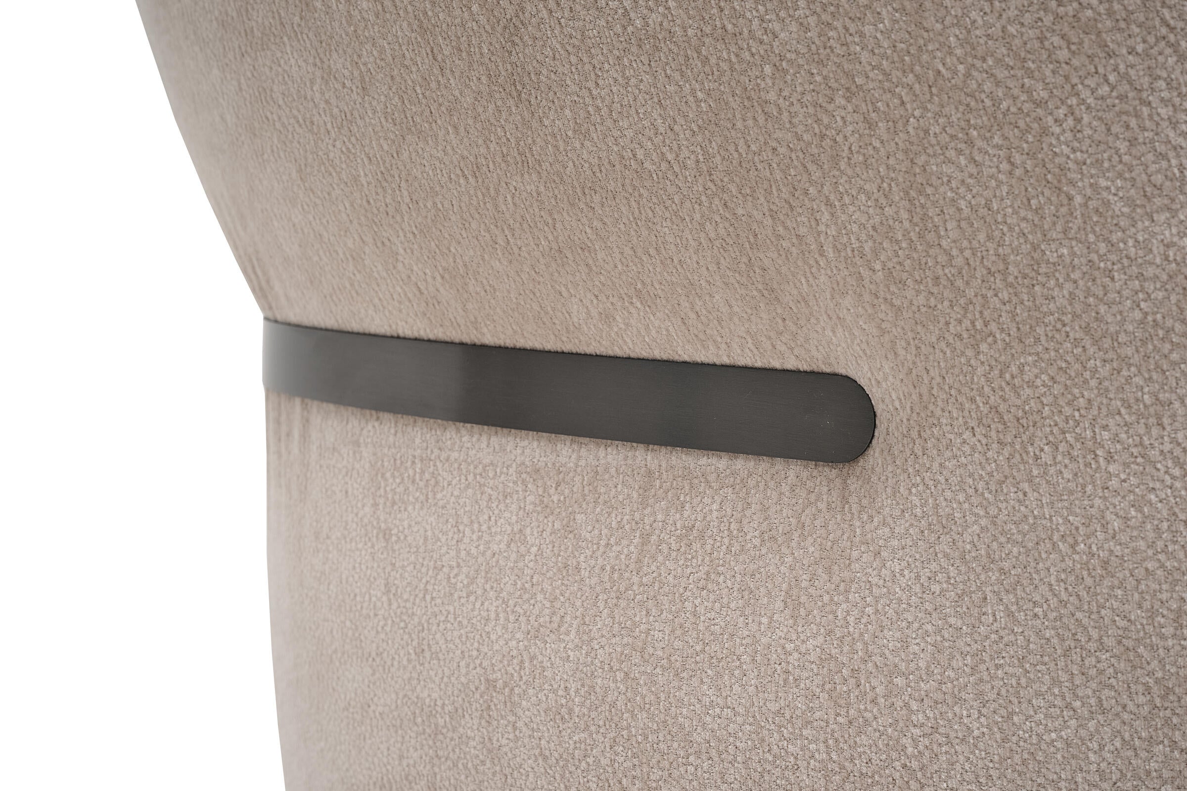 Rest Fabric Modern Armchair Brown