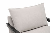 Mallee Modern Comfortable Grey Fabric Armchair