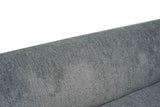 Emu Modern Dark Grey Fabric 4-Seater Sofa Lounge