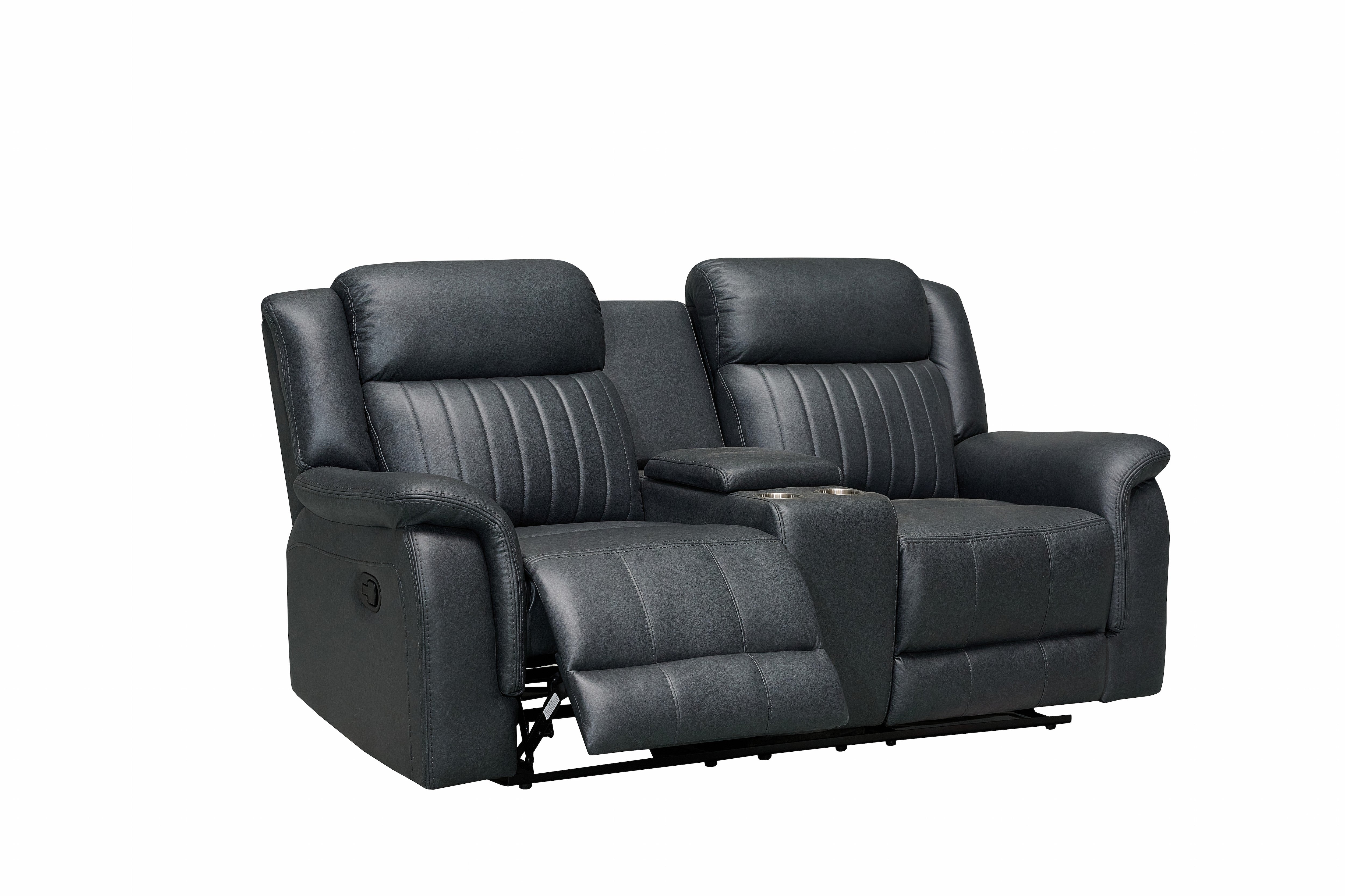 Noir Recliner Sofa Set