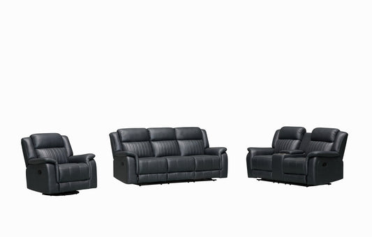 Noir Recliner Sofa Set