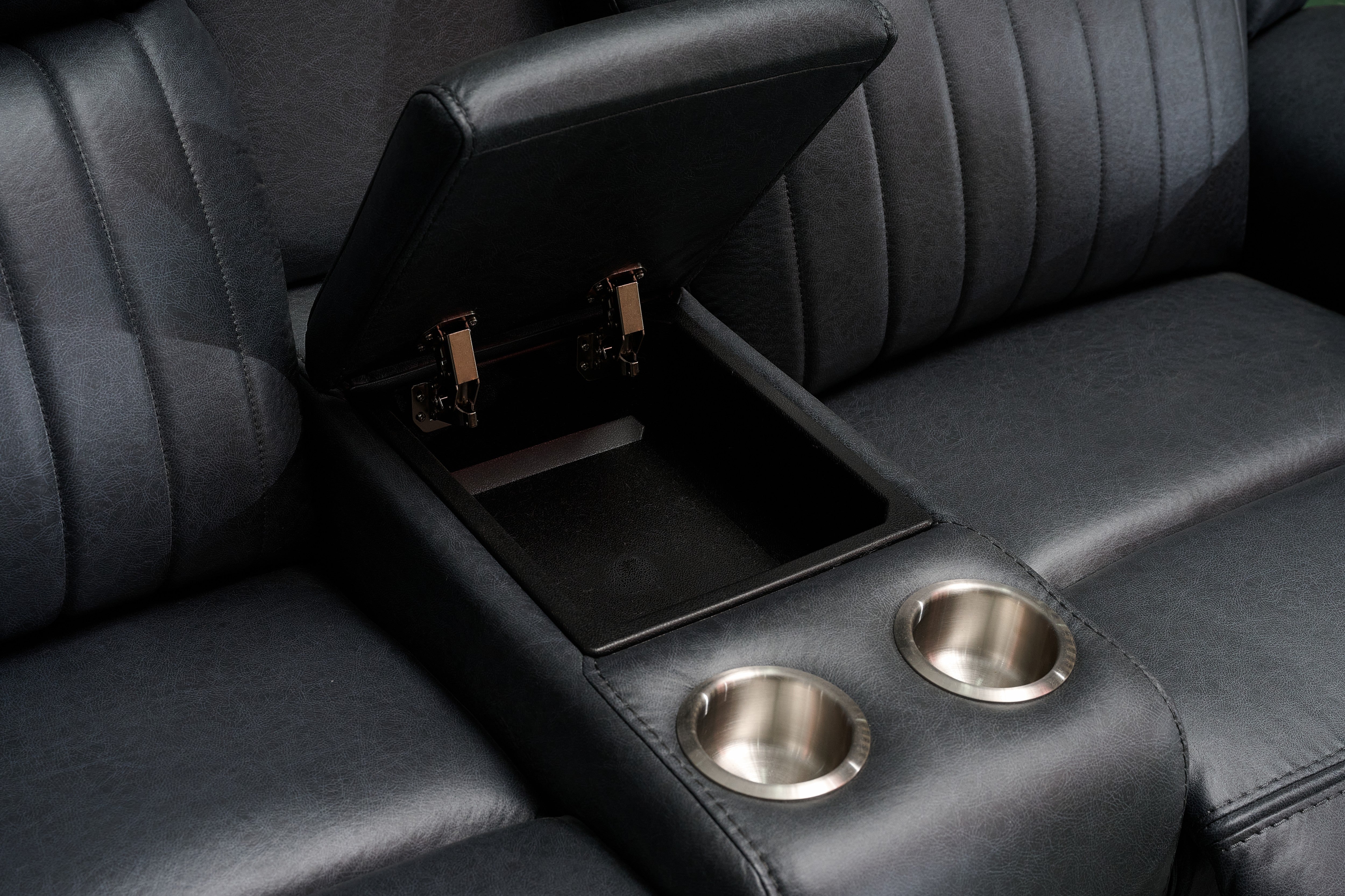 Noir Recliner Sofa Set