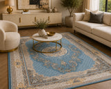 Dariush 1376 Traditional Persian Area Rug Blue