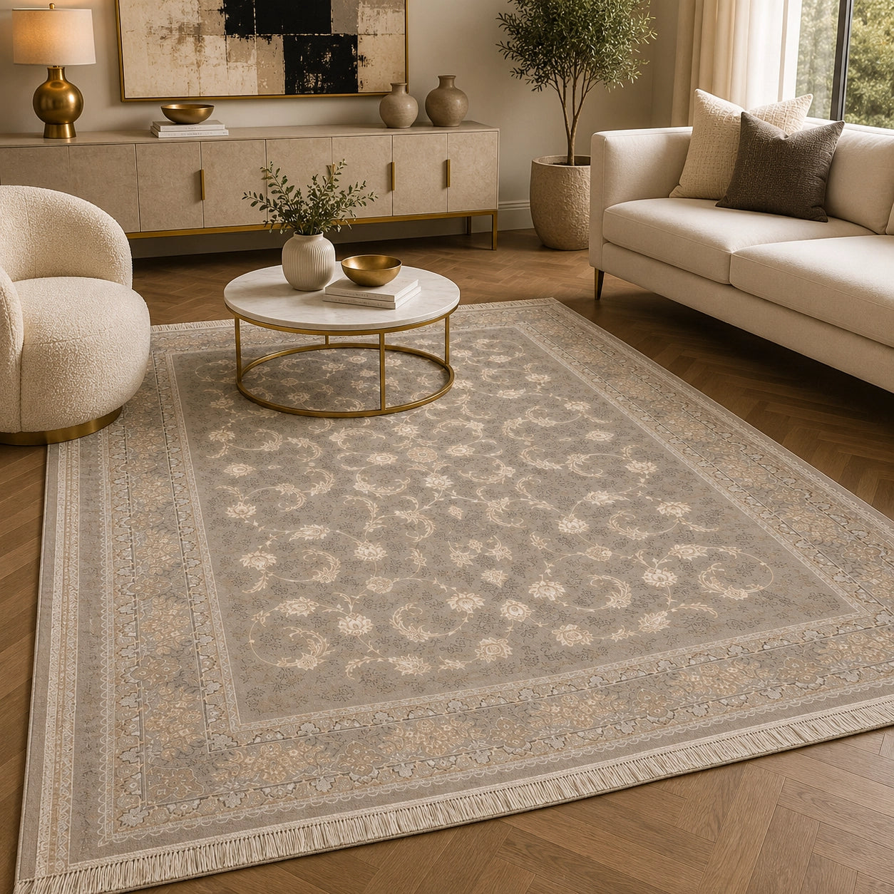 Dariush 1404 Traditional Persian Area Rug Noghreh