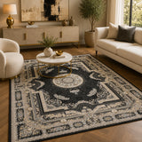 Dariush 1410 Traditional Persian Area Rug Navy