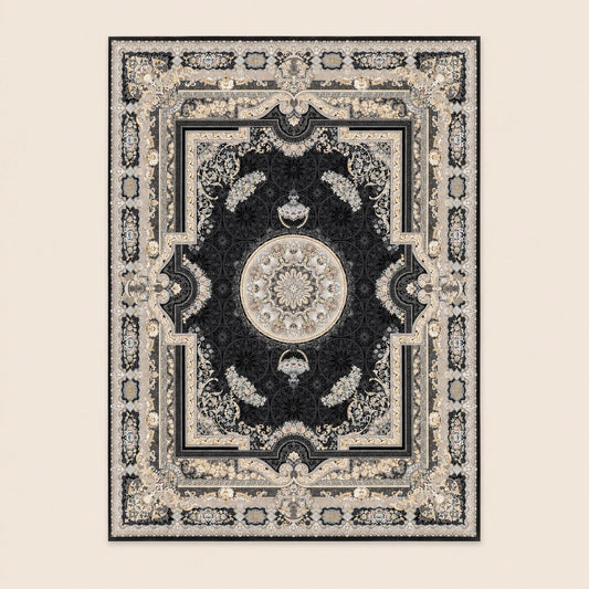 Dariush 1410 Traditional Persian Area Rug Navy