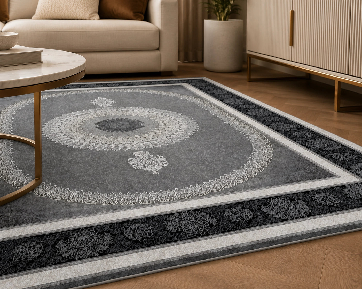 Dariush 1412 Metallic Traditional Persian Rug