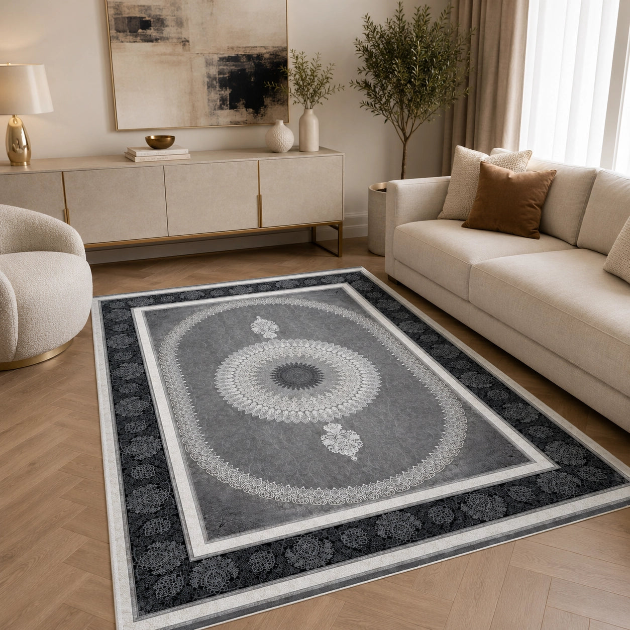 Dariush 1412 Metallic Traditional Persian Rug