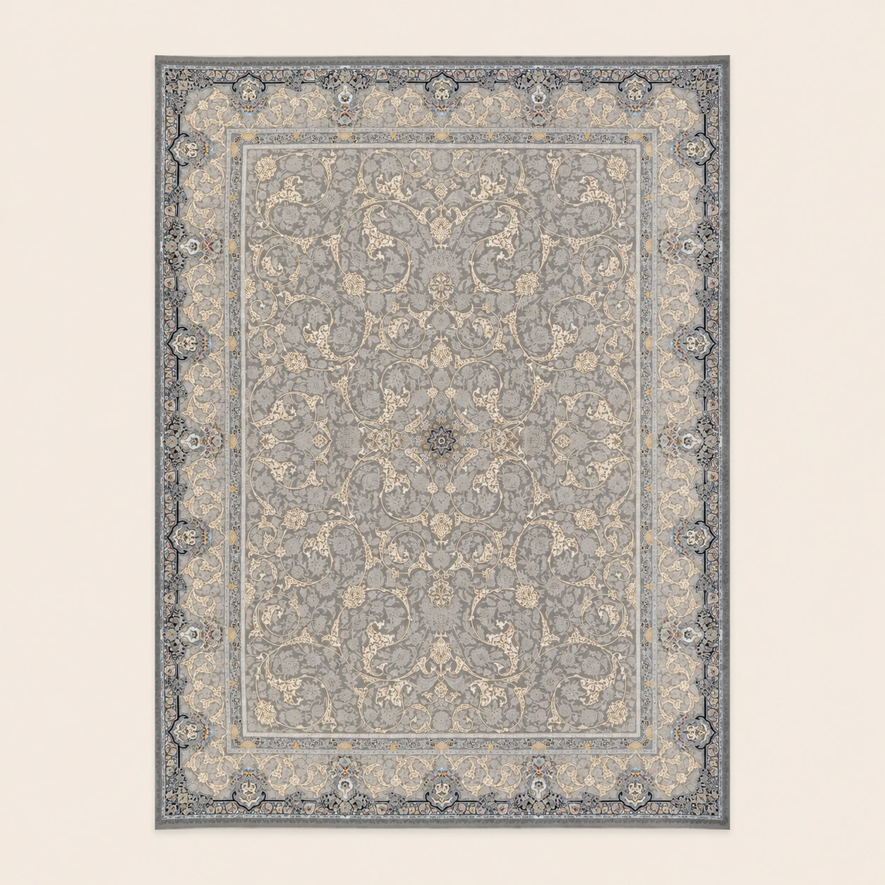 Dariush 1422 Grey Traditional Persian Rug