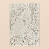 Elmaas T502A Cream White Modern Area Rug