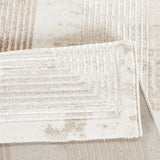 Elmaas T521A Cream V Beige Modern Area Rug