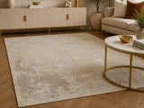 Elmaas T533A Cream White Modern Area Rug