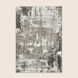 Elmaas T533A Light Grey White Modern Area Rug