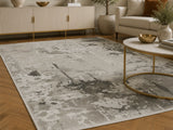 Elmaas T540A Light Grey V Grey Modern Area Rug