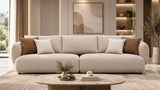 Emu Modern Fabric 4-Seater Sofa Lounge