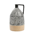 D23102A Ceramic Ringbottle Handcrafted Home Décor