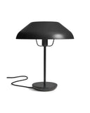 Forma Modern Black Metal Table Lamp with Dome Shade