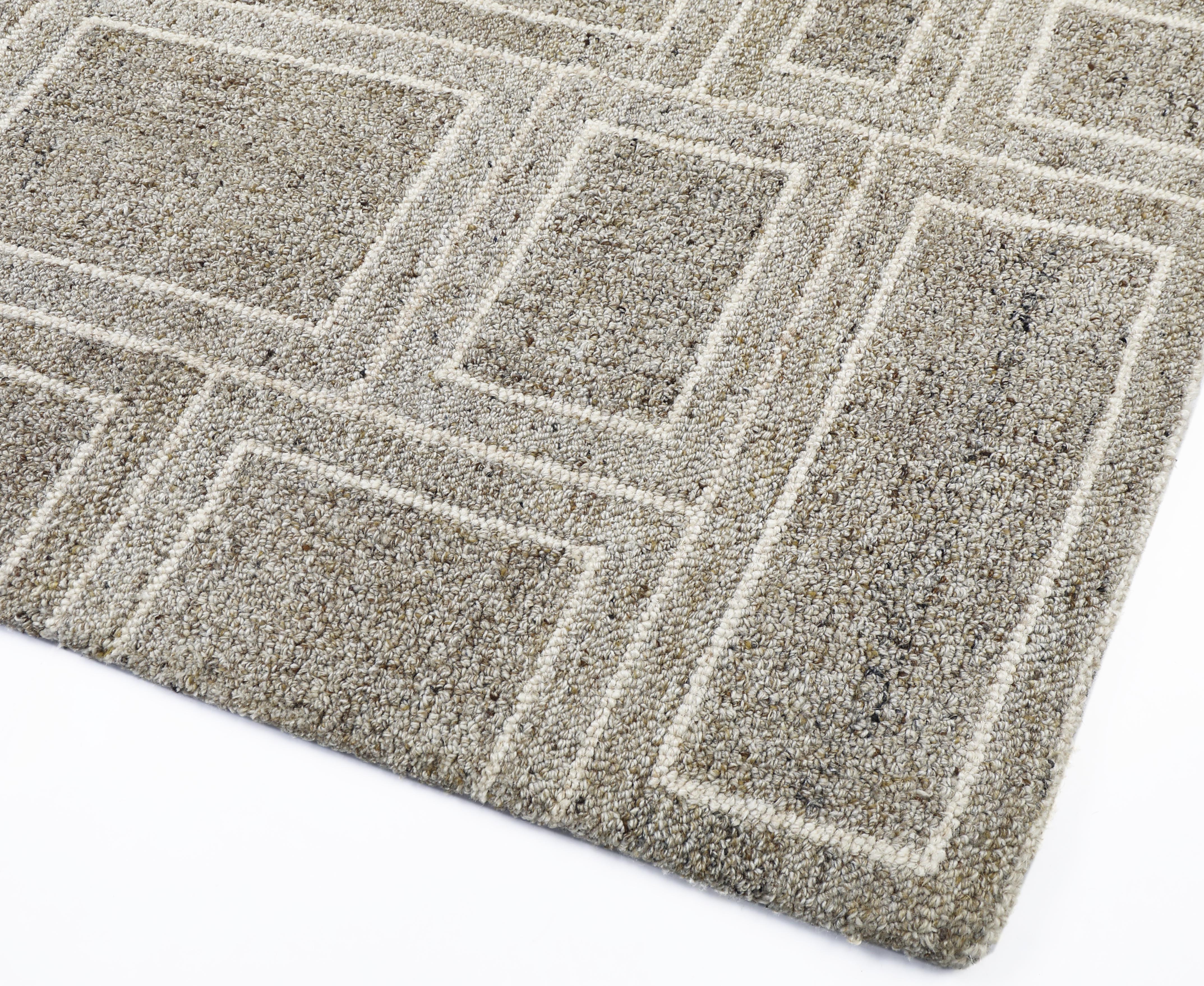 Halista High Quality Wool Rug Natural