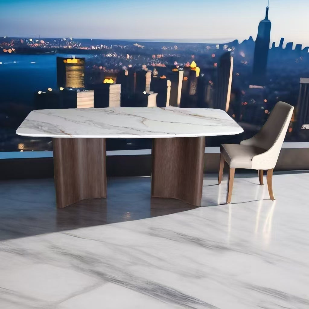 Phoenix Modern Dining Table White