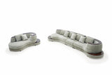 Soma Modern Fabric Sofa Set Light Grey