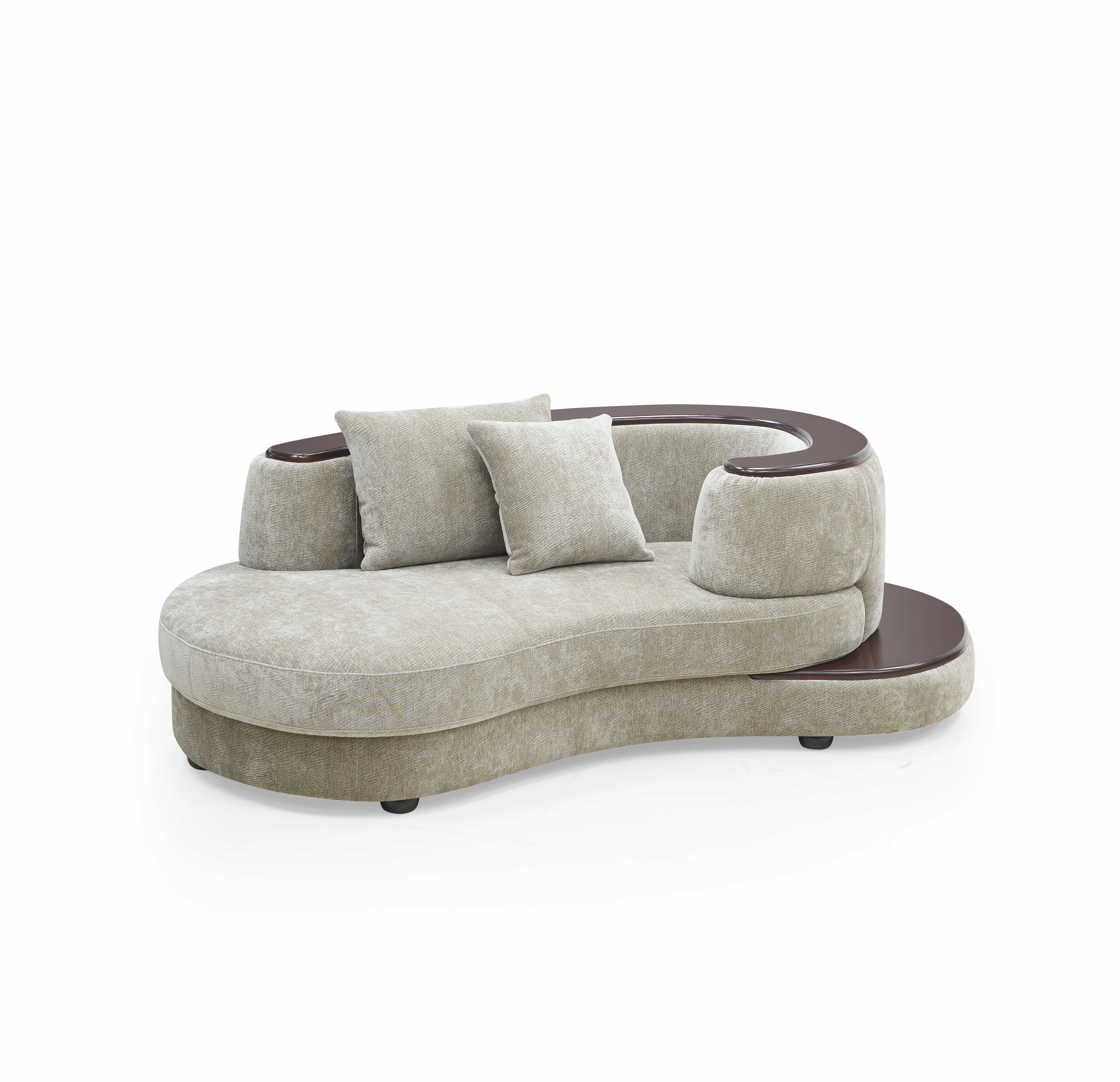 Soma Modern Fabric Sofa Set Light Grey