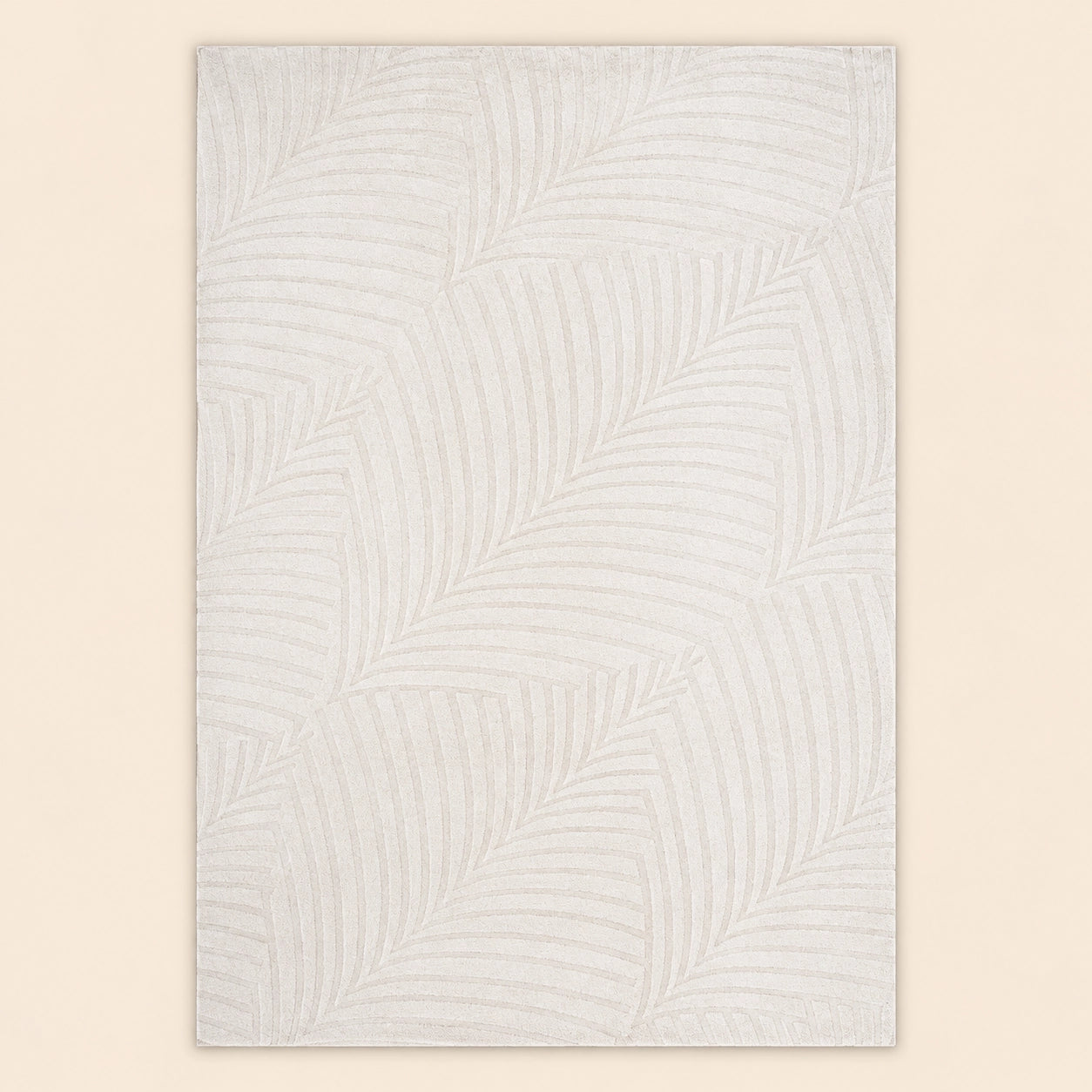 Lucca E648A Cream Cream Modern Area Rug