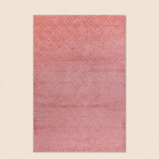 Lucca E645A Pink Modern Area Rug