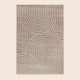 Lucca E433A Beige Beige Modern Area Rug