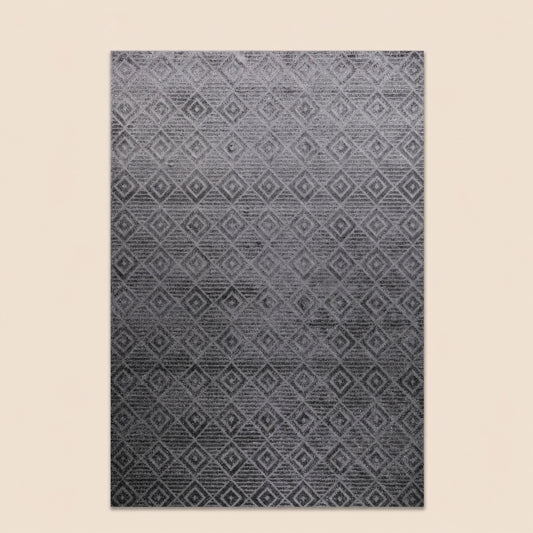 Lucca E645A Dark Grey Modern Area Rug