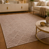 Lucca E645A Toupe Modern Area Rug
