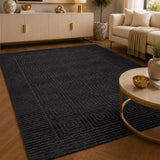Lucca E646A Anthracite Modern Area Rug