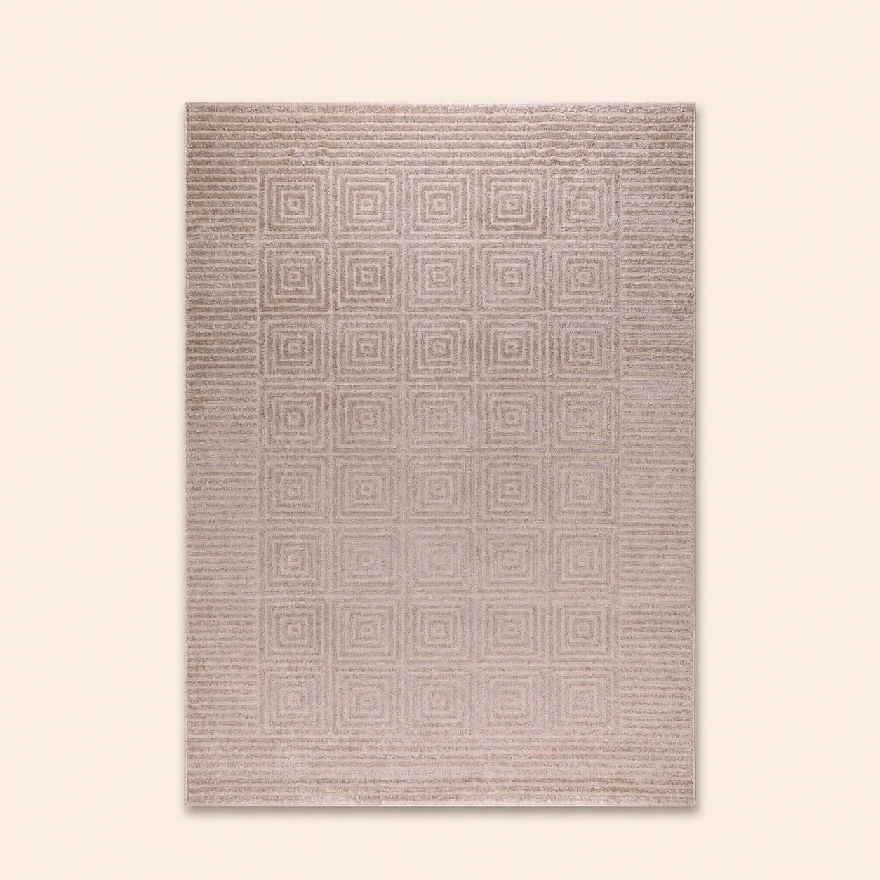 Lucca E646A Beige Modern Area Rug