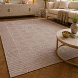 Lucca E646A Beige Modern Area Rug