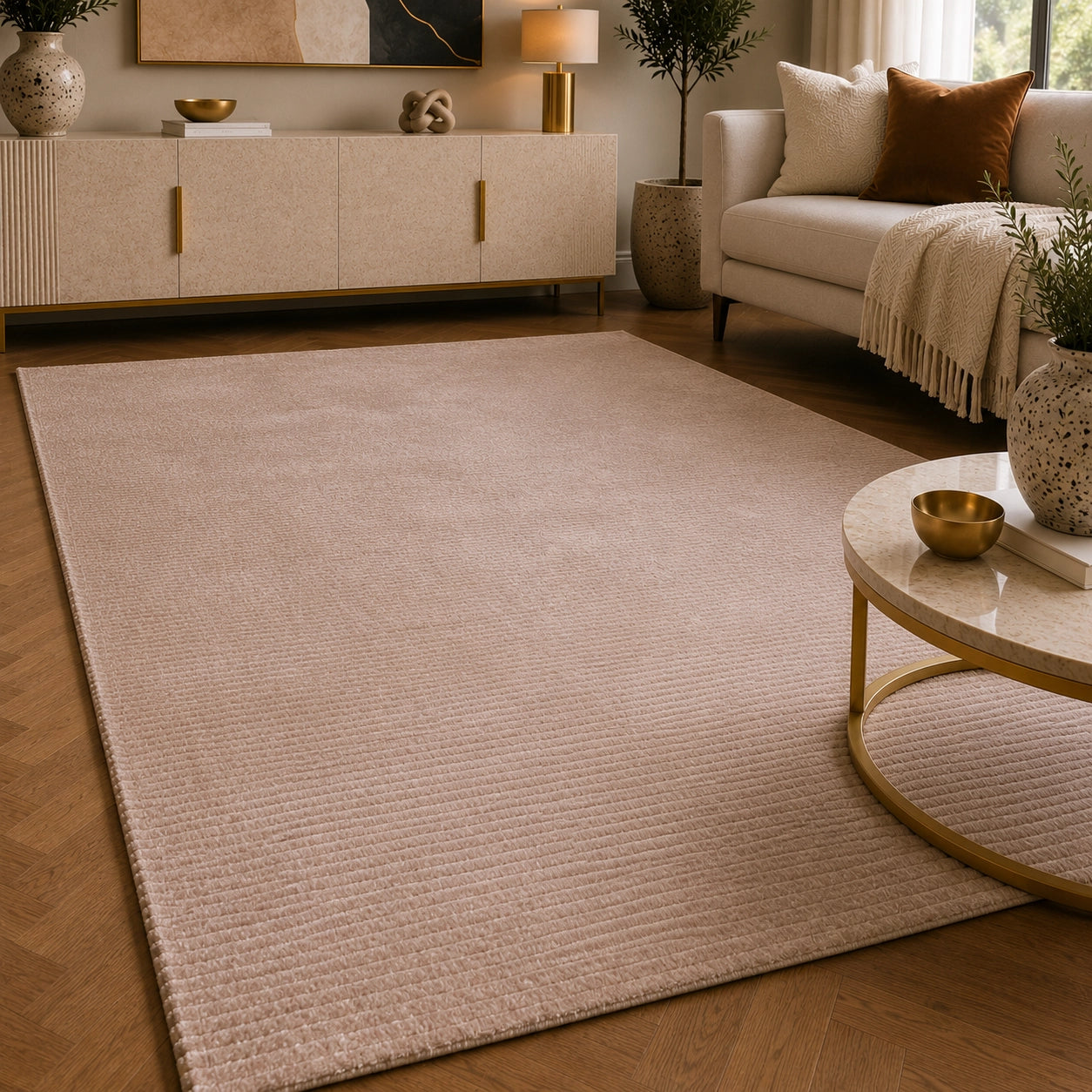 Lucca S900B Beige Modern Area Rug