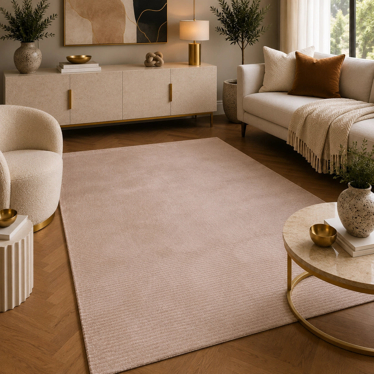 Lucca S900B Beige Modern Area Rug