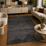 Lucca S900B Dark Grey Modern Area Rug