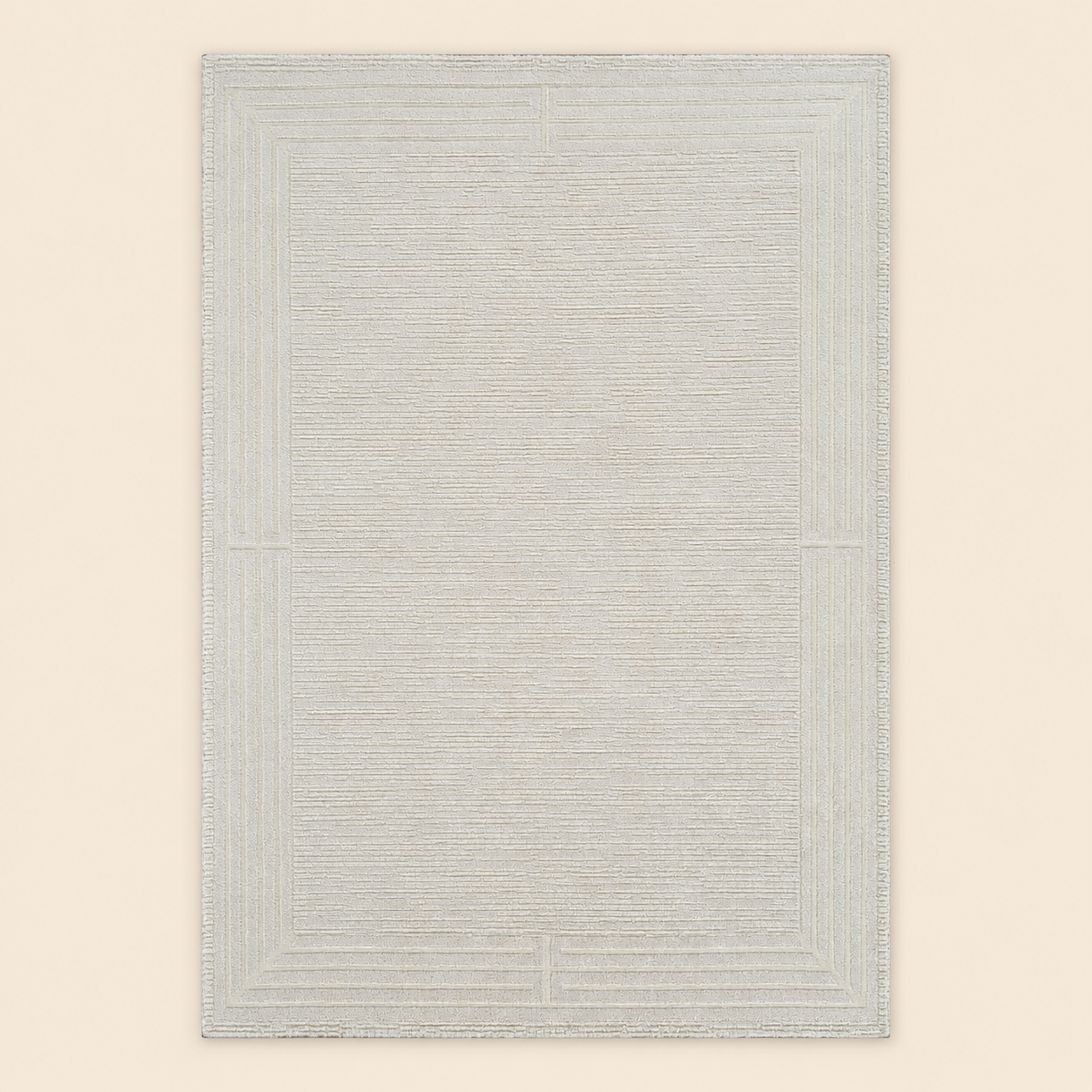 Lucca T326A Cream Cream Modern Area Rug