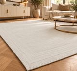 Lucca T326A Cream Cream Modern Area Rug