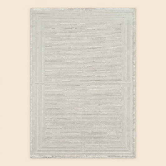 Lucca T326A Cream Cream Modern Area Rug