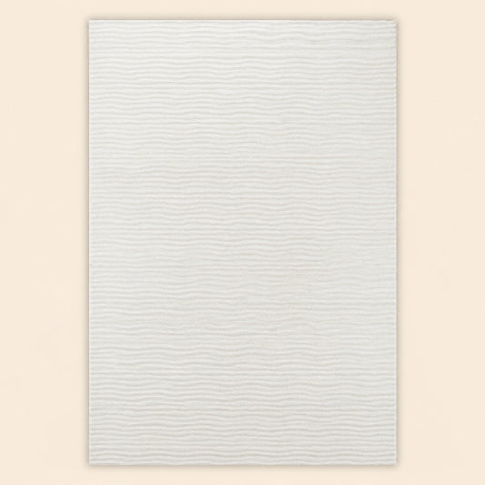 Lucca W602A Cream Cream Modern Area Rug