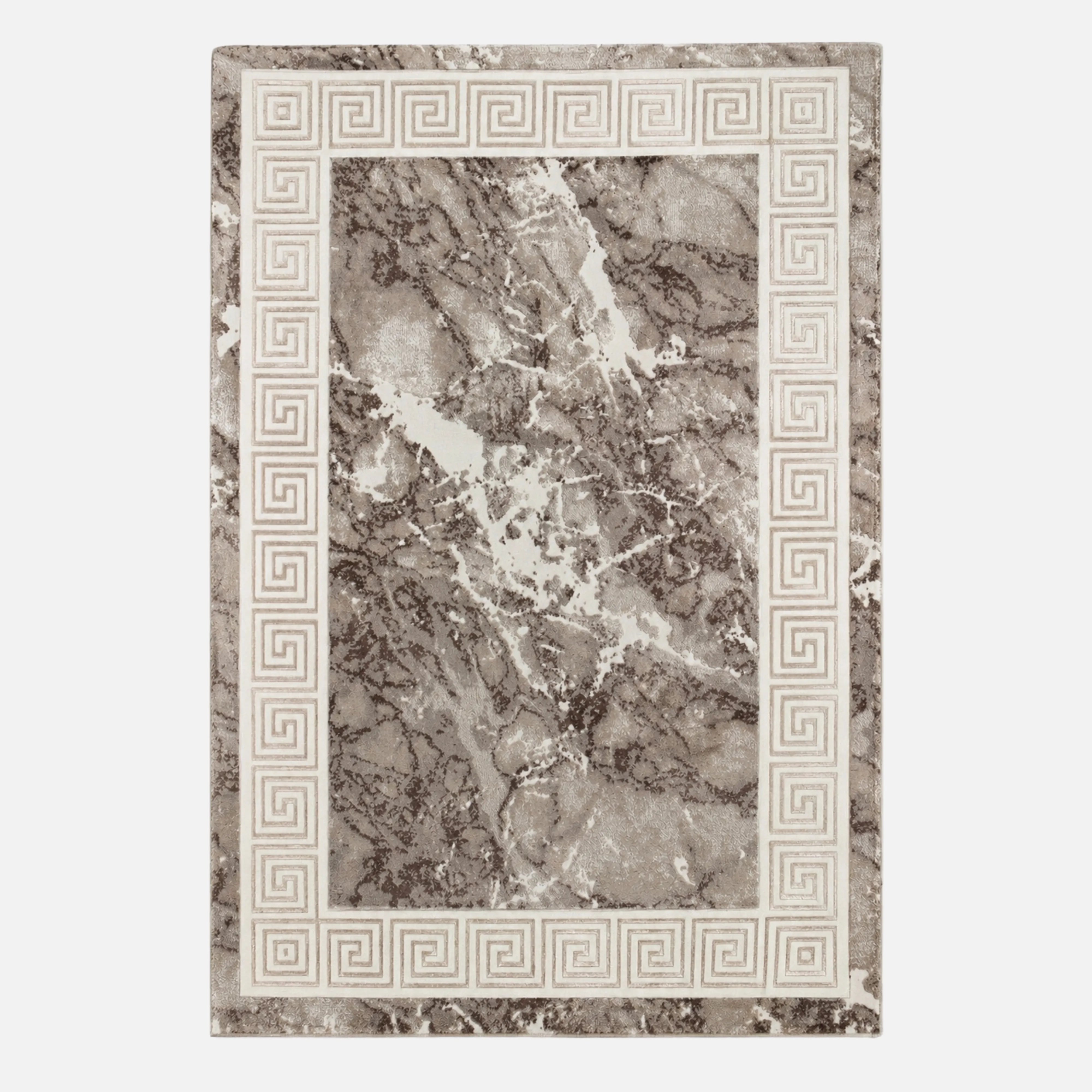 Marmaris D380A Beige V Beige Modern Area Rug