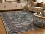 Marmaris D380A Dark Grey V Grey Modern Area Rug