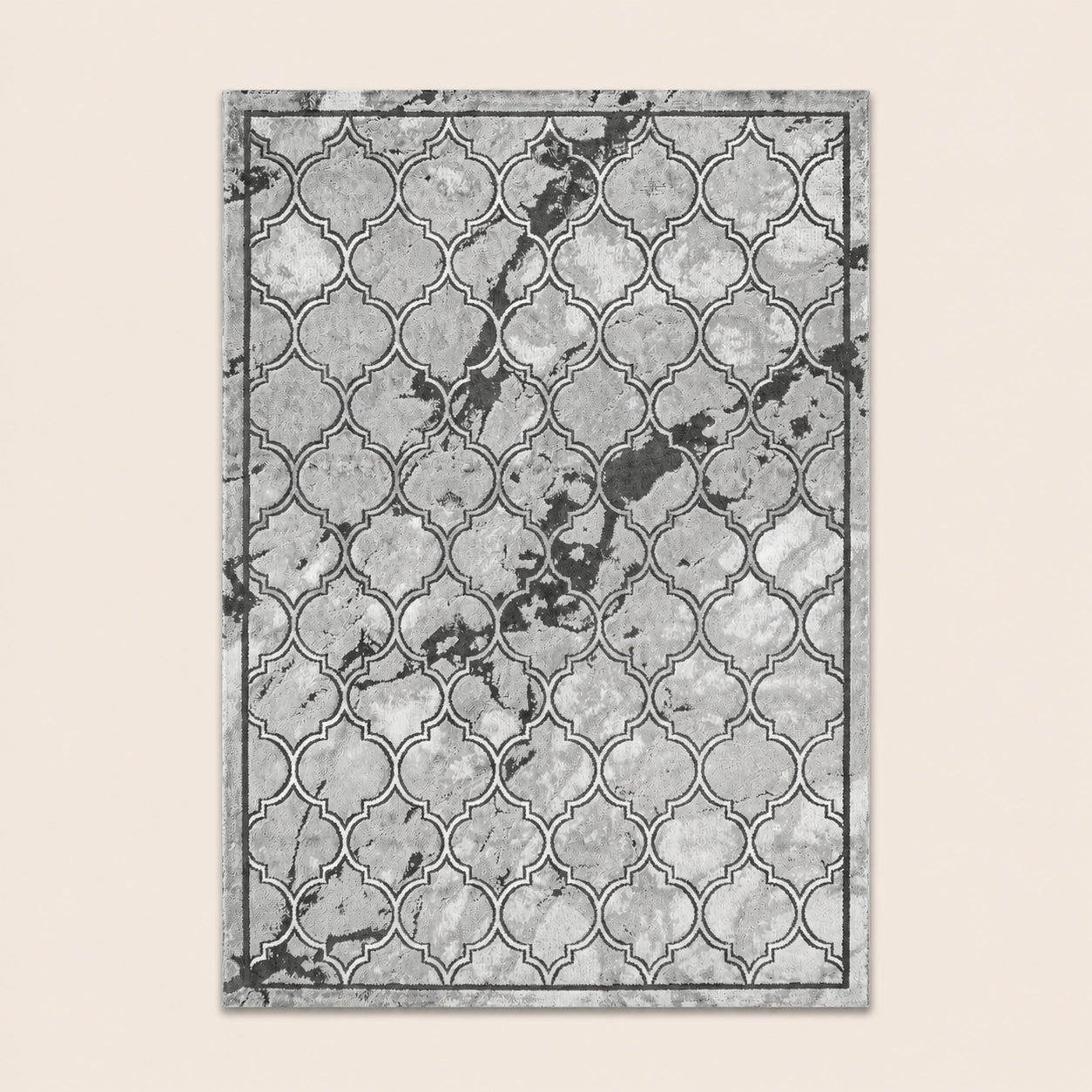 Marmaris D382A Light Grey V Grey Modern Area Rug