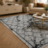 Marmaris D382A Light Grey V Grey Modern Area Rug